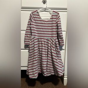 Ruffle Butts Red and White Striped Swing Christmas Aesthetic Dress size 7 GUC